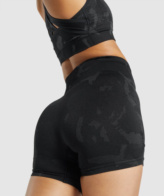 Gymshark Adapt Camo Seamless Svarte | pzM2kLlep1Q