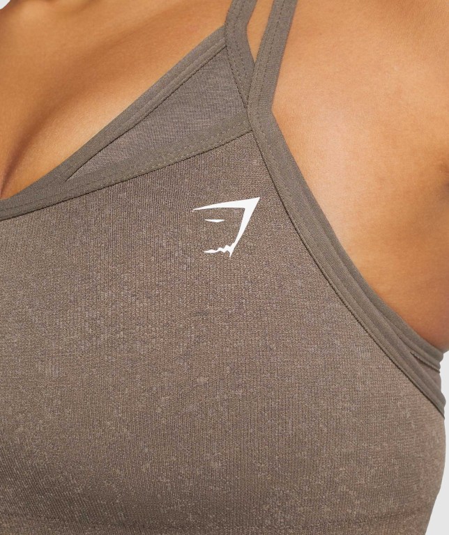 Gymshark Adapt Fleck Seamless Sports Bra Brune | GAY7DbrRcw2