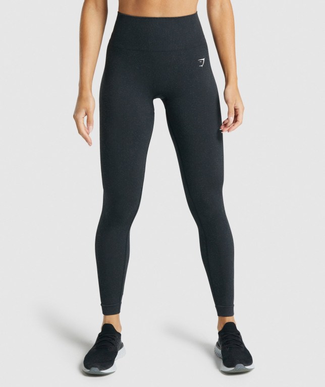 Gymshark Adapt Fleck Seamless Svarte | JAZVCzHubsU