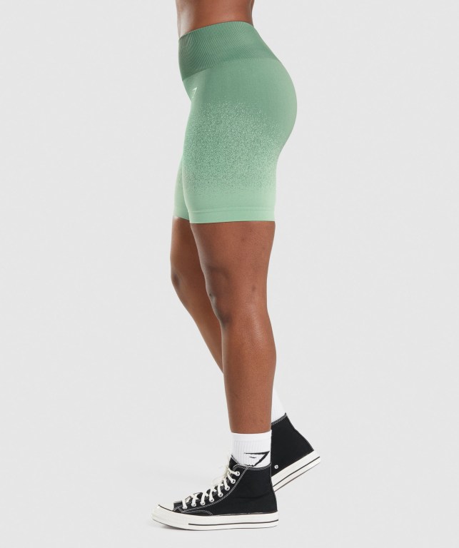 Gymshark Adapt Ombre Seamless Cycling Grønn Lyse Grønn | ce6oJGmbYw7