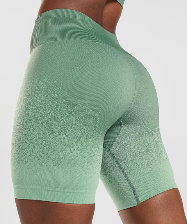 Gymshark Adapt Ombre Seamless Cycling Grønn Lyse Grønn | ce6oJGmbYw7