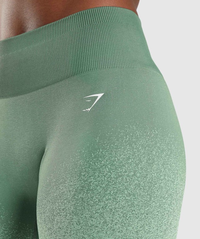 Gymshark Adapt Ombre Seamless Cycling Grønn Lyse Grønn | ce6oJGmbYw7