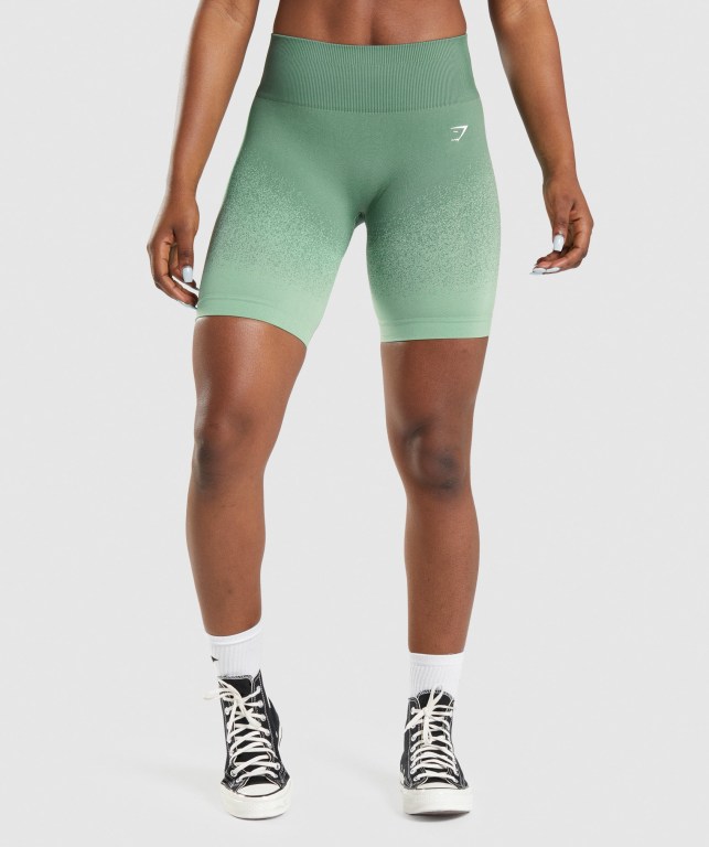 Gymshark Adapt Ombre Seamless Cycling Grønn Lyse Grønn | ce6oJGmbYw7