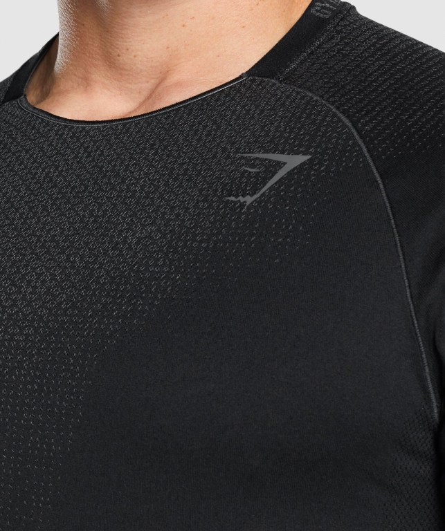 Gymshark Apex Contrast Seamless Svarte | LdG2kzY4nvn