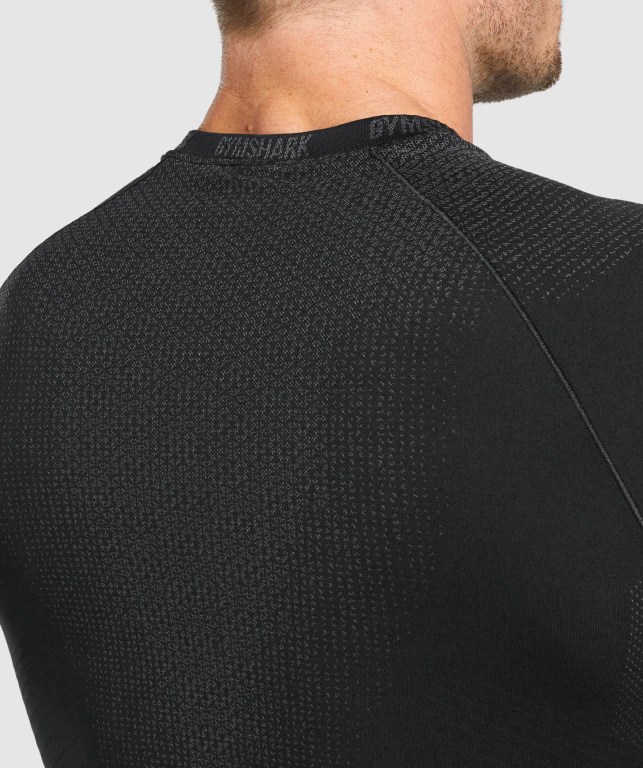 Gymshark Apex Contrast Seamless Svarte | LdG2kzY4nvn