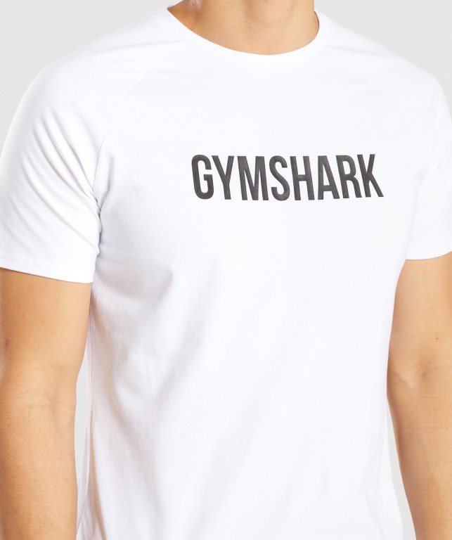 Gymshark Apollo Hvite | 3PK8UrBOOmE