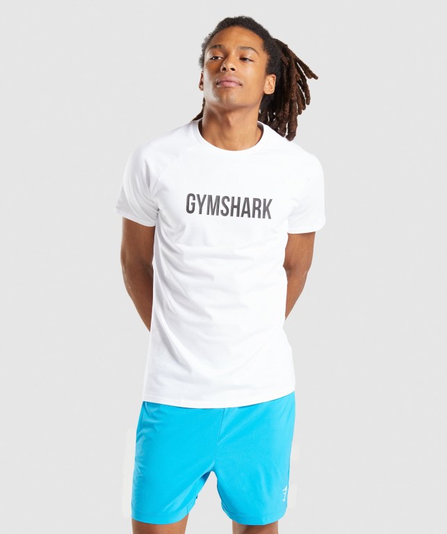 Gymshark Apollo Hvite | EF5FAvxv1D2