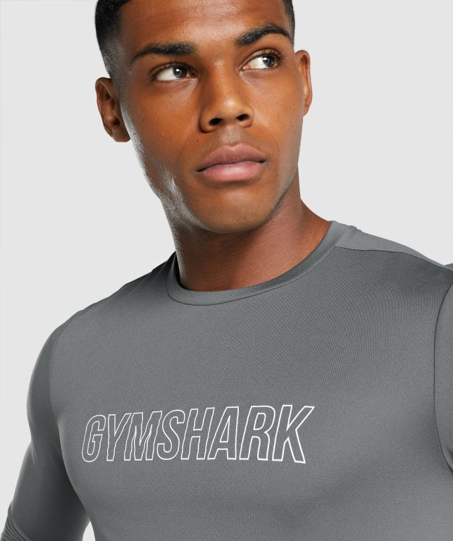 Gymshark Arrival Graphic Grå | gTEvTfHsJyC