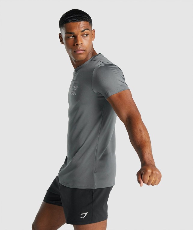 Gymshark Arrival Graphic Grå | nKXffIhIxwa