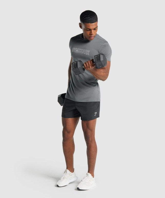 Gymshark Arrival Graphic Grå | nKXffIhIxwa