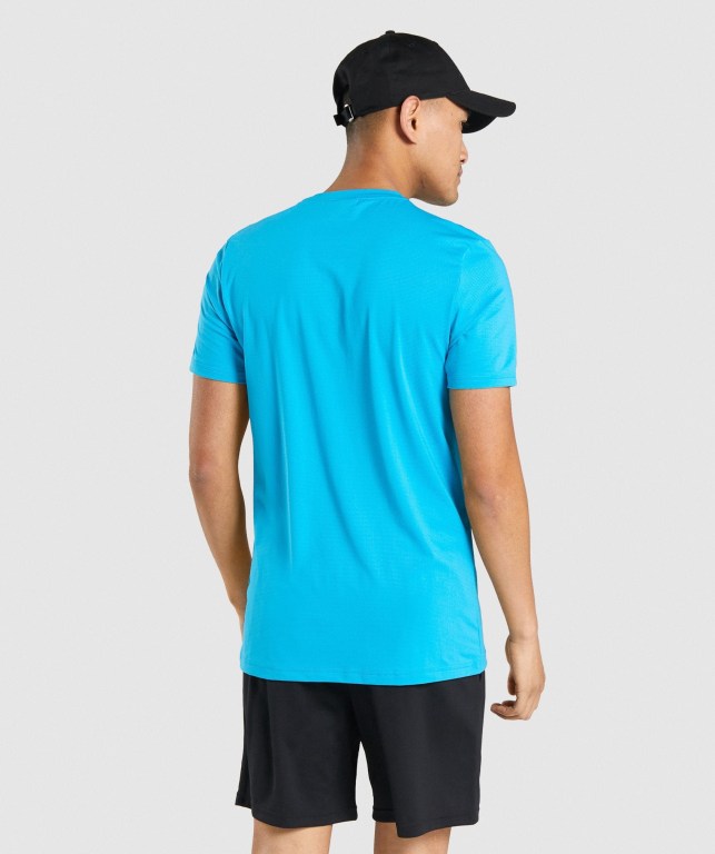 Gymshark Arrival Graphic Lyse Blå | fSvmlTZrrU1