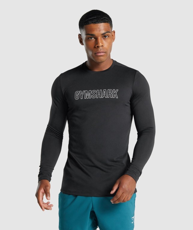 Gymshark Arrival Graphic Svarte | bYXh2Ru9k7M