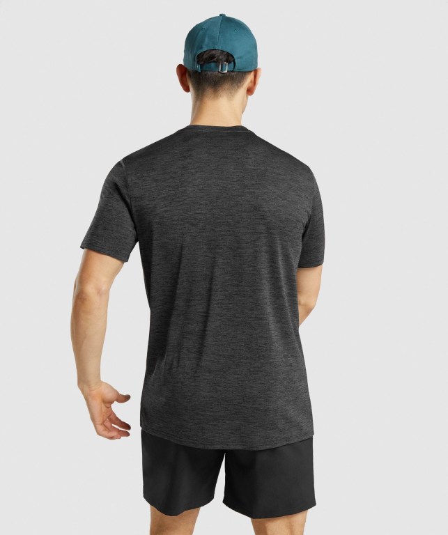 Gymshark Arrival Marl Svarte | JbNDzzDIRQR