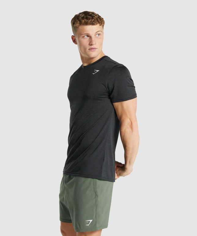 Gymshark Arrival Marl Svarte | nnCeF59dVEm