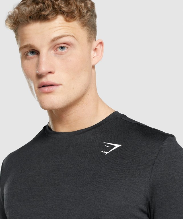 Gymshark Arrival Marl Svarte | nnCeF59dVEm