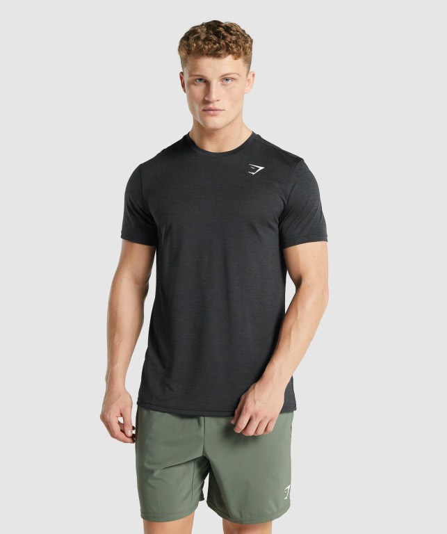 Gymshark Arrival Marl Svarte | nnCeF59dVEm