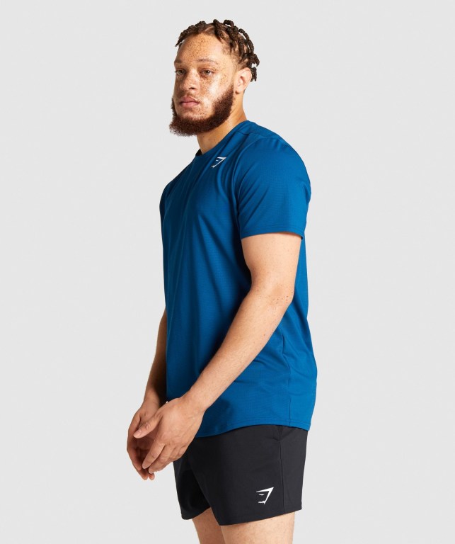 Gymshark Arrival Regular Fit Blå | W4rdm6l1cU8