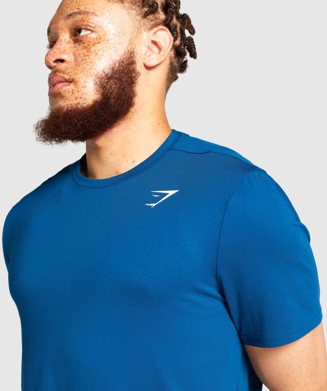 Gymshark Arrival Regular Fit Blå | W4rdm6l1cU8