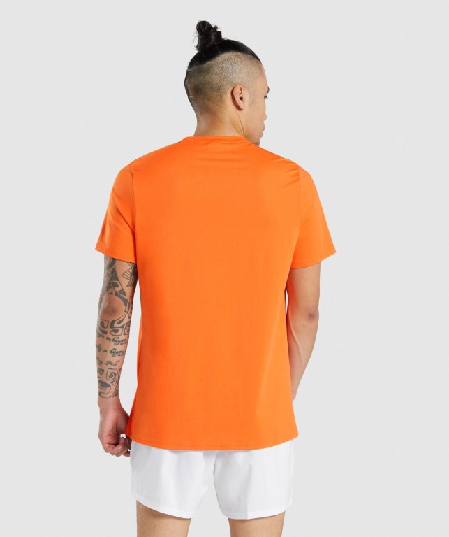 Gymshark Arrival Regular Fit Oransje | 6nomZYZFluF