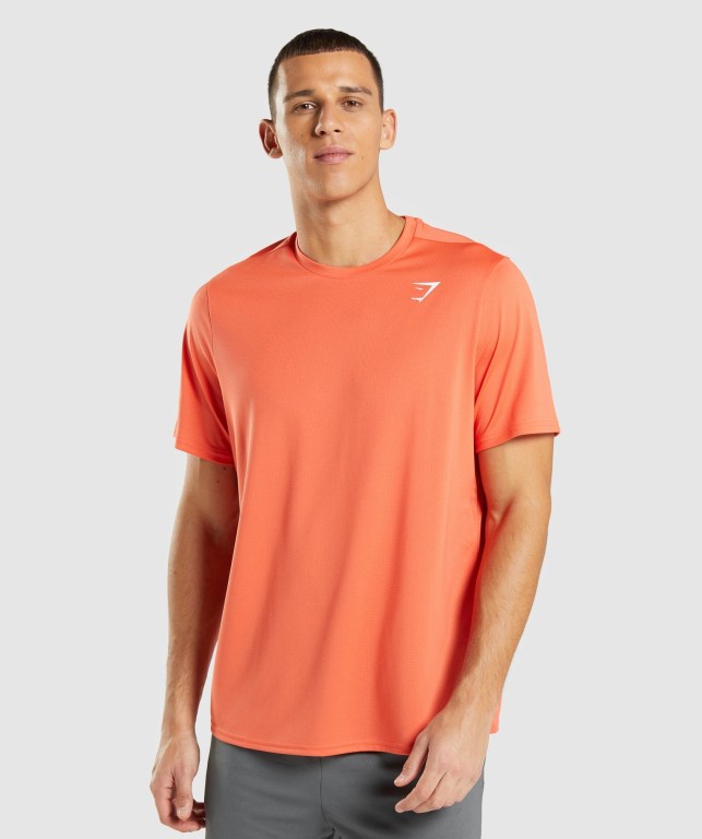 Gymshark Arrival Regular Fit Oransje | A7Tuz8jYqC9