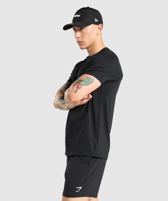 Gymshark Arrival Regular Fit Svarte | SDqE9LUIGz6