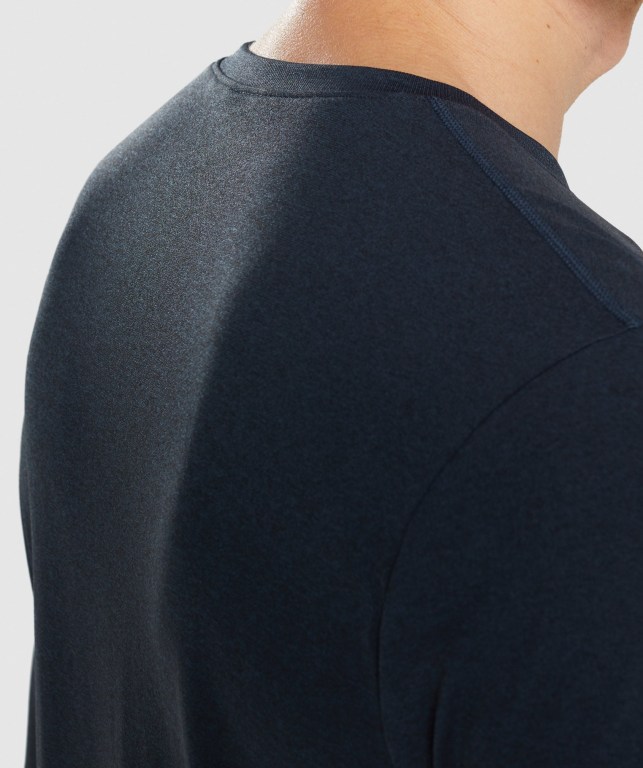 Gymshark Arrival Seamless Marineblå | Aaauhm9QbPa