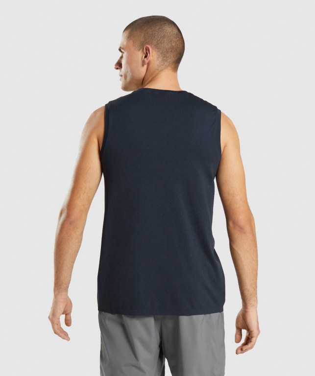 Gymshark Arrival Seamless Marineblå | czMc2vVWD1S