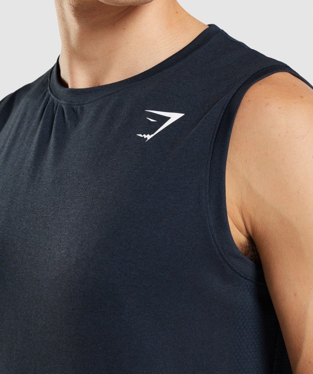 Gymshark Arrival Seamless Marineblå | czMc2vVWD1S