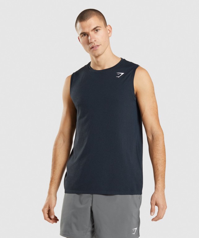 Gymshark Arrival Seamless Marineblå | czMc2vVWD1S