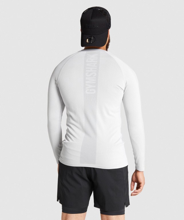 Gymshark Aspect Lette Seamless Lyse Grå | 6evT7JUAXKR