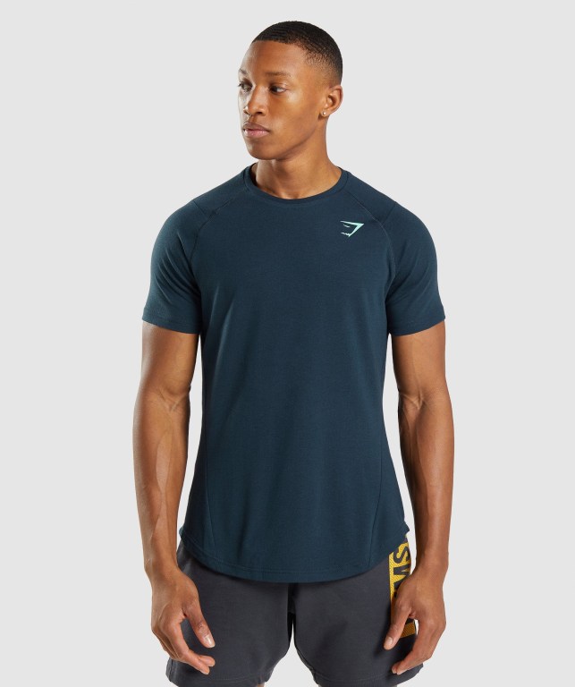 Gymshark Bold Marineblå | MPuqdeAy3x4