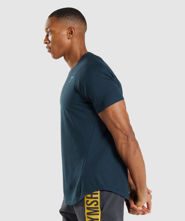 Gymshark Bold Marineblå | MPuqdeAy3x4