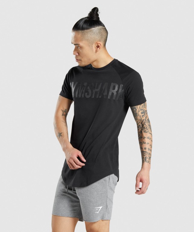 Gymshark Bold Svarte Svarte | BQtQPBthMd4