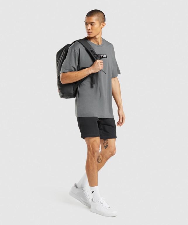 Gymshark Central Oversized Grå | NOTPjSRxiHt