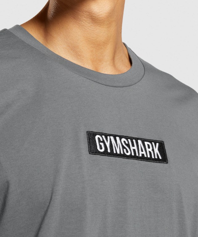 Gymshark Central Oversized Grå | NOTPjSRxiHt