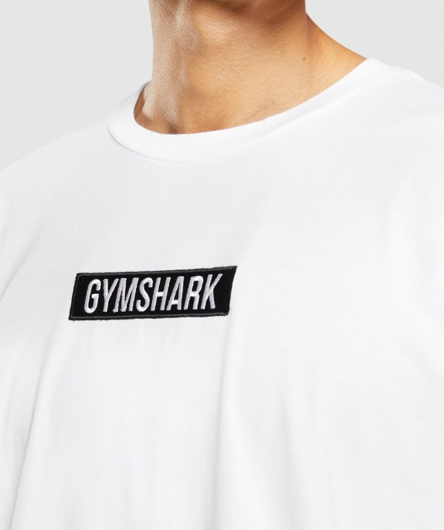 Gymshark Central Oversized Hvite | wMFV4FWhuJX