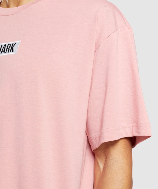 Gymshark Central Oversized Rosa | hIXQumCTTQL