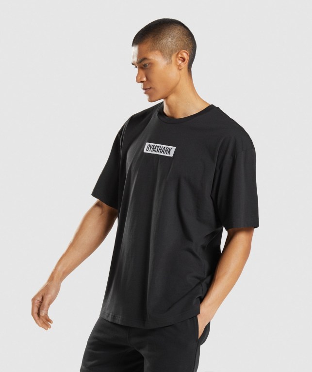 Gymshark Central Oversized Svarte | 1ugZKVpeSMJ