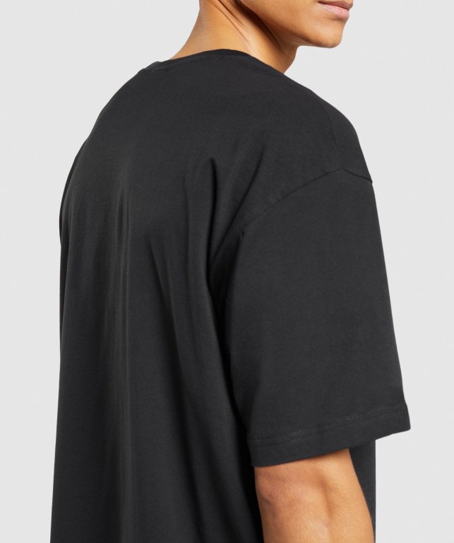 Gymshark Central Oversized Svarte | 1ugZKVpeSMJ