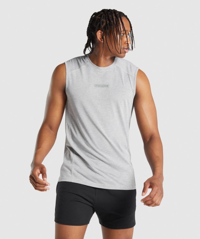 Gymshark Chalk Lyse Grå | OrJVxmnqimb