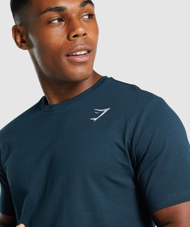 Gymshark Crest Marineblå | EKs5IWRaBSh