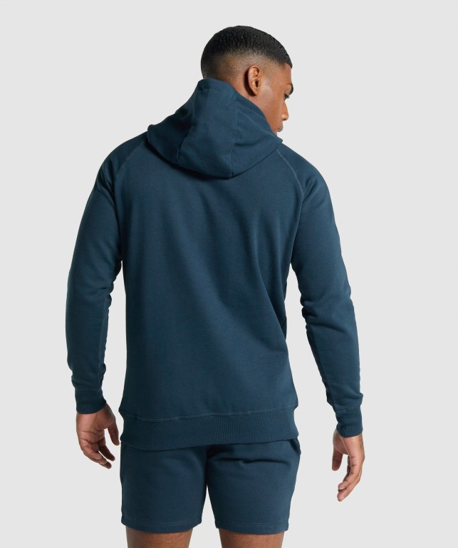 Gymshark Crest Marineblå | iubGdGy5WYd