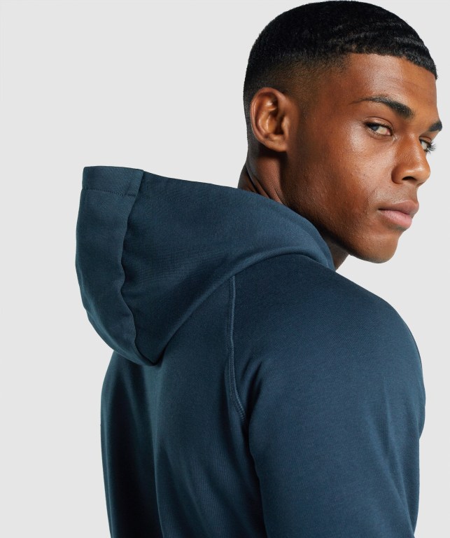 Gymshark Crest Marineblå | iubGdGy5WYd