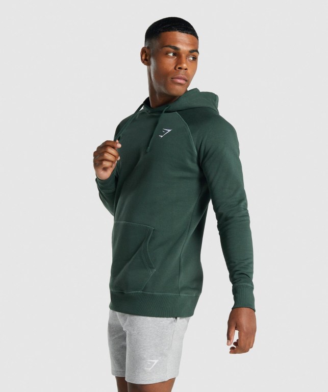 Gymshark Crest Mørke Grønn | g72lphAOtGz