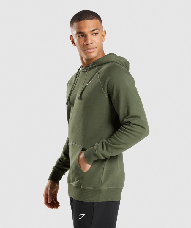 Gymshark Crest Olivengrønne | Qr3m1VvlIaE