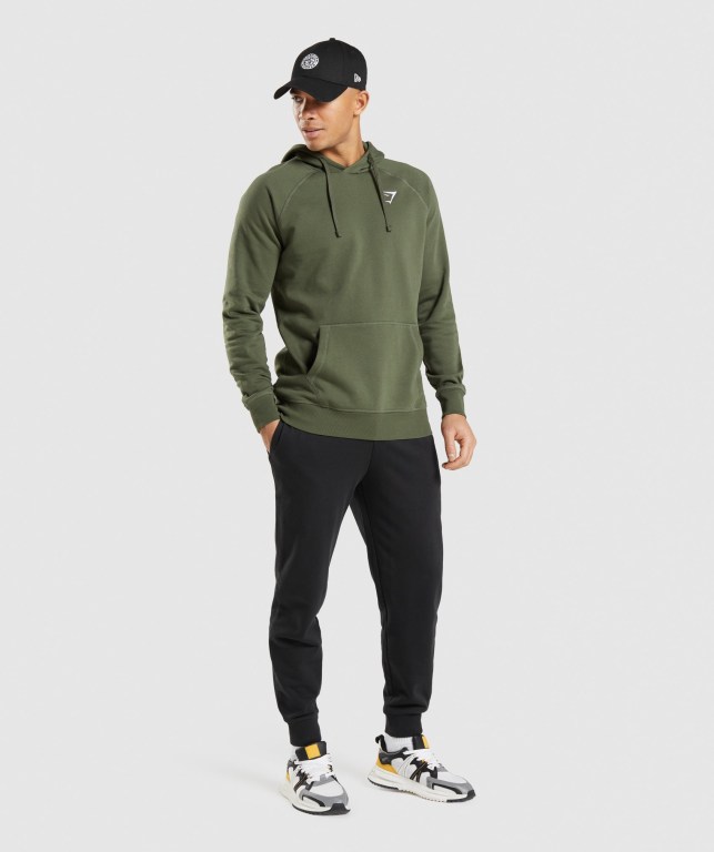 Gymshark Crest Olivengrønne | Qr3m1VvlIaE