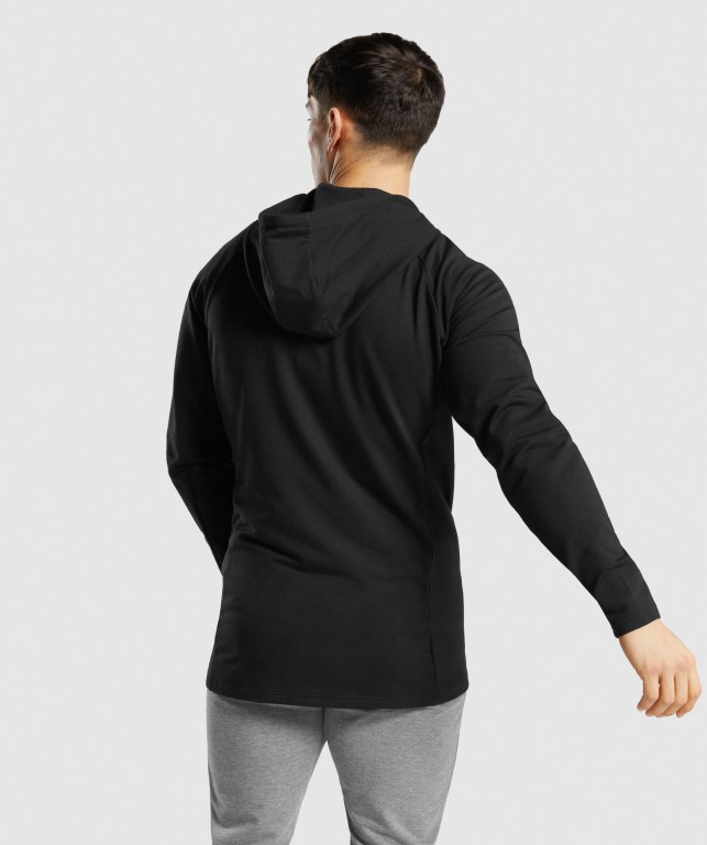 Gymshark Critical Zip Svarte | tRDCaVTWAds