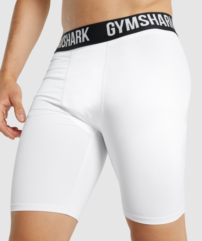 Gymshark Element Baselayer Hvite | Bwli5Wf4z43