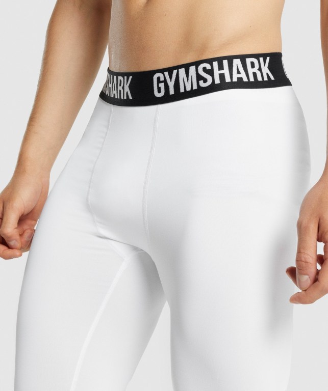 Gymshark Element Baselayer Hvite | Uws6Bj423hu