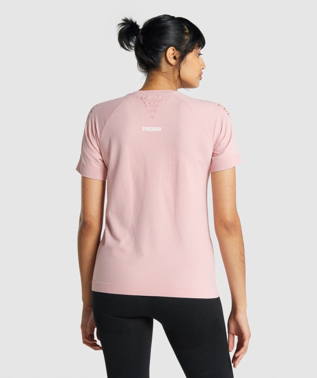 Gymshark Energy Seamless Lyse Rosa | EF6TOBLunLH